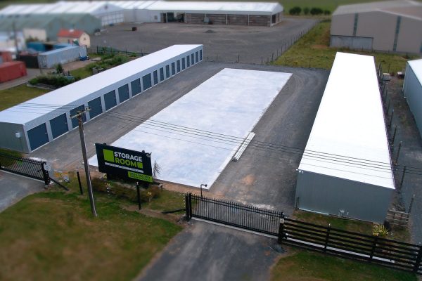 Aerial view of the storage units in Shannon at Storage Room.